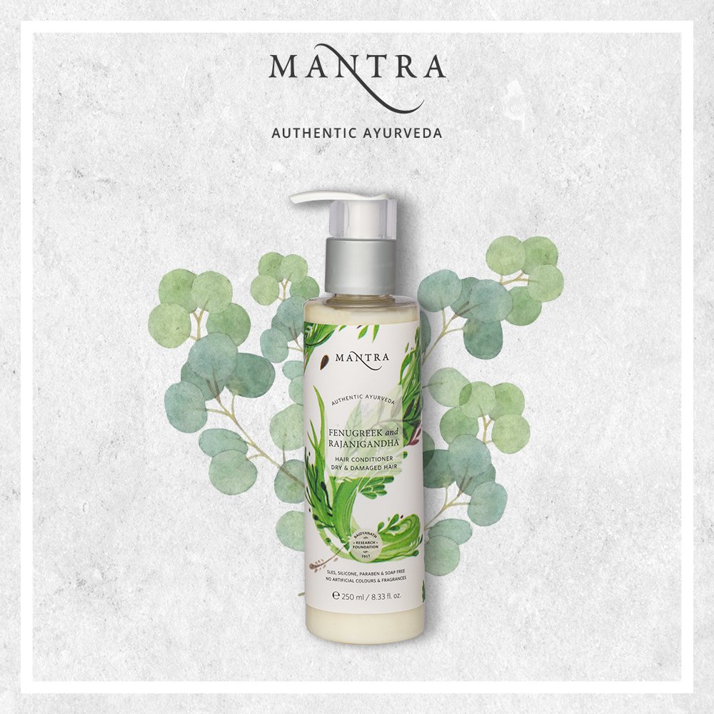 Our Fenugreek & Rajanigandha Hair Conditioner helps protect hair against pollution & sun damage, reduces split ends and soothes dry, treated & frizzy hair. 

Buy now: bit.ly/2t8oFqS

#MantraHerbal #HairCare #SummerEssentials #AuthenticAyurveda #Natural #LuxuryHairCare