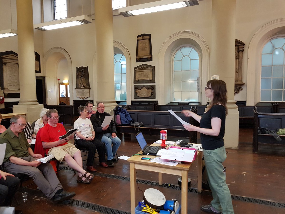 Great night singing and it's also the end of an era! It was our last rehearsal EVER at Holy Trinity Church. We say our final goodbye on Thursday 21st June as <a href="/artsattrinity/">Arts@Trinity</a> Bows Out with an evening of music All welcome