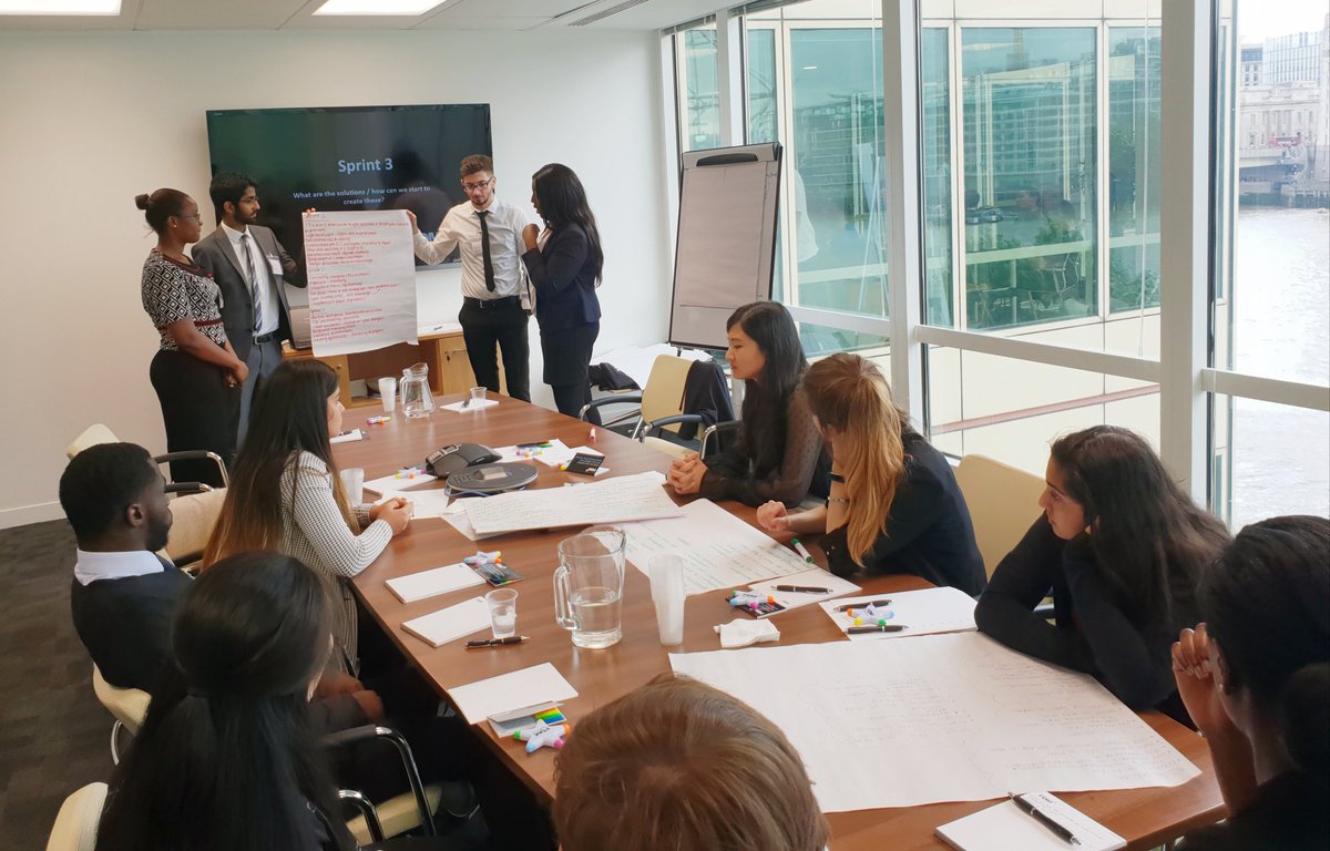 TolaniGPC's tweet photo. Great to have the students from @UniKent for their Work Experience Insight Day taking part in a range of interactive activities in our London office #FDMcareers https://t.co/XAKmUKVMl7