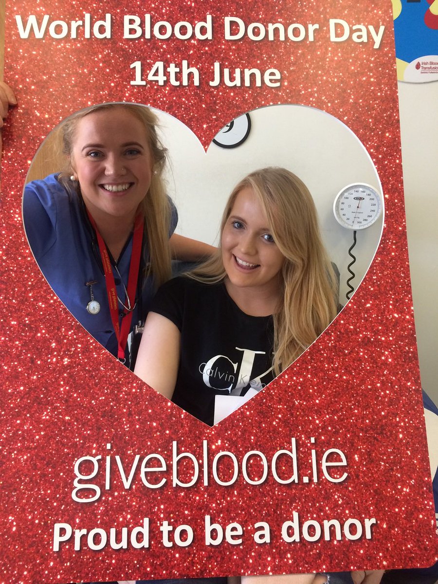 Giveblood_ie's tweet photo. Platelet donor Katie from Donabate #givingplatelets in clinic today! #WorldBloodDonorDay #EveryOneCountsπβ€οΈ https://t.co/ssmAAw99Jt