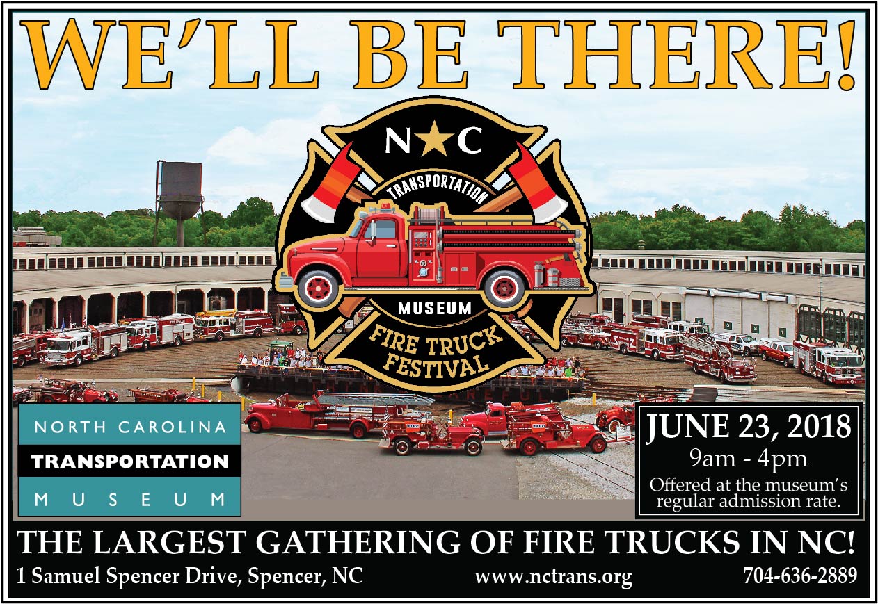 Salisbury NC Fire on Twitter and look for us at the nctrans for
