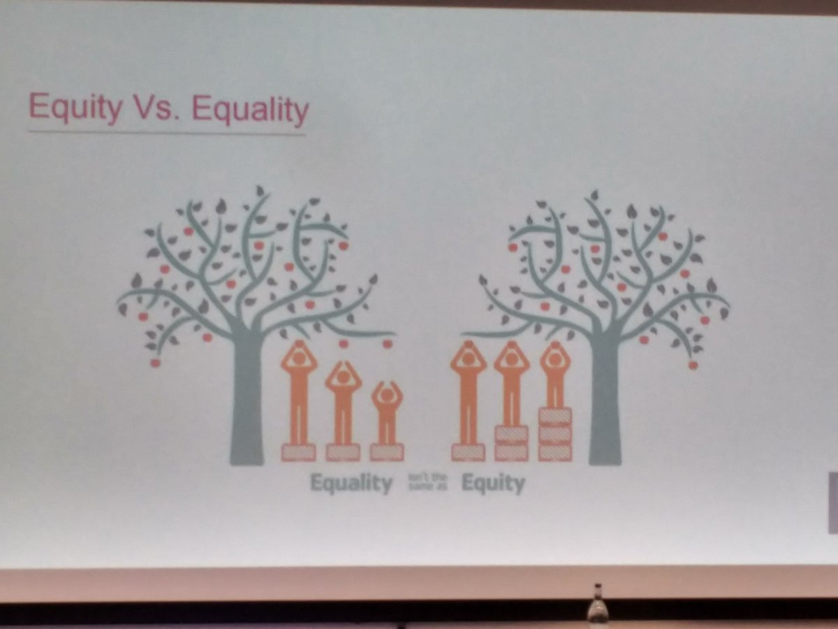 manifoldJoy's tweet photo. Equity not equality. Interesting thoughts from @rara_tutor at today's #bfdconf18 https://t.co/PdpKHuCIJG