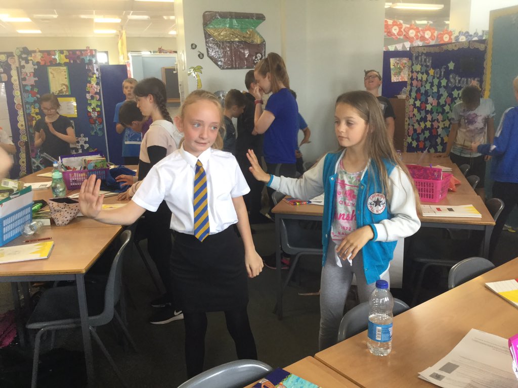StTimothysPS's tweet photo. Room 17 working with the Active Health Leaders! They are having such a great time! #healthweek @ClairedyCanCan @LConnellyCANcan https://t.co/ZLQqJQOBj5
