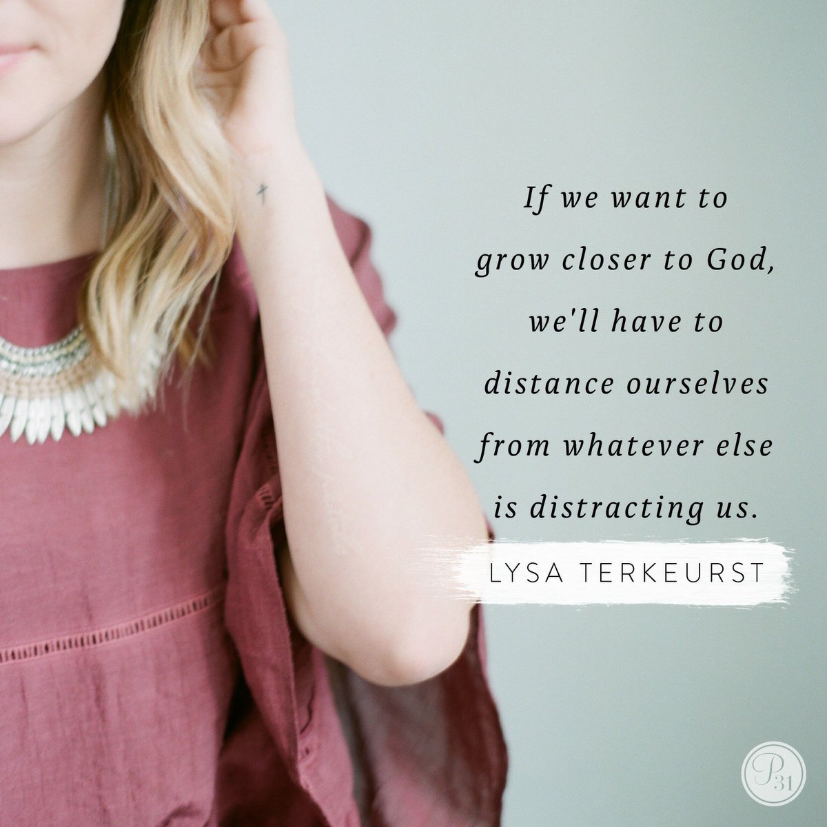 sjmennen's tweet photo. What’s distracting you? #P31 #NoMoreDistractions https://t.co/aNdpvLcgMX