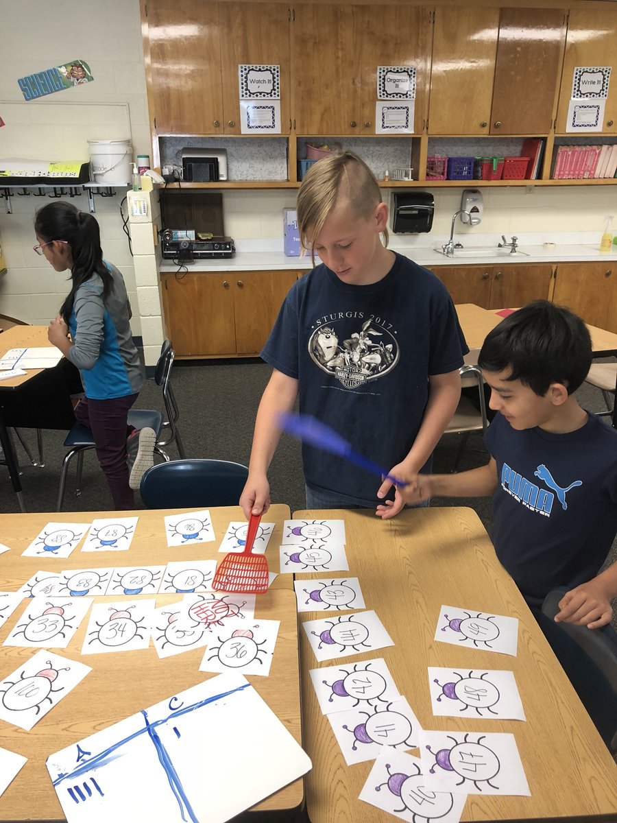 mary_hruska's tweet photo. Busy day at #summerschool yesterday with swatting multiplication facts and s’mores @SCElemSchool @PCElemSchool #lakeviewvikes https://t.co/dti20NjkP5