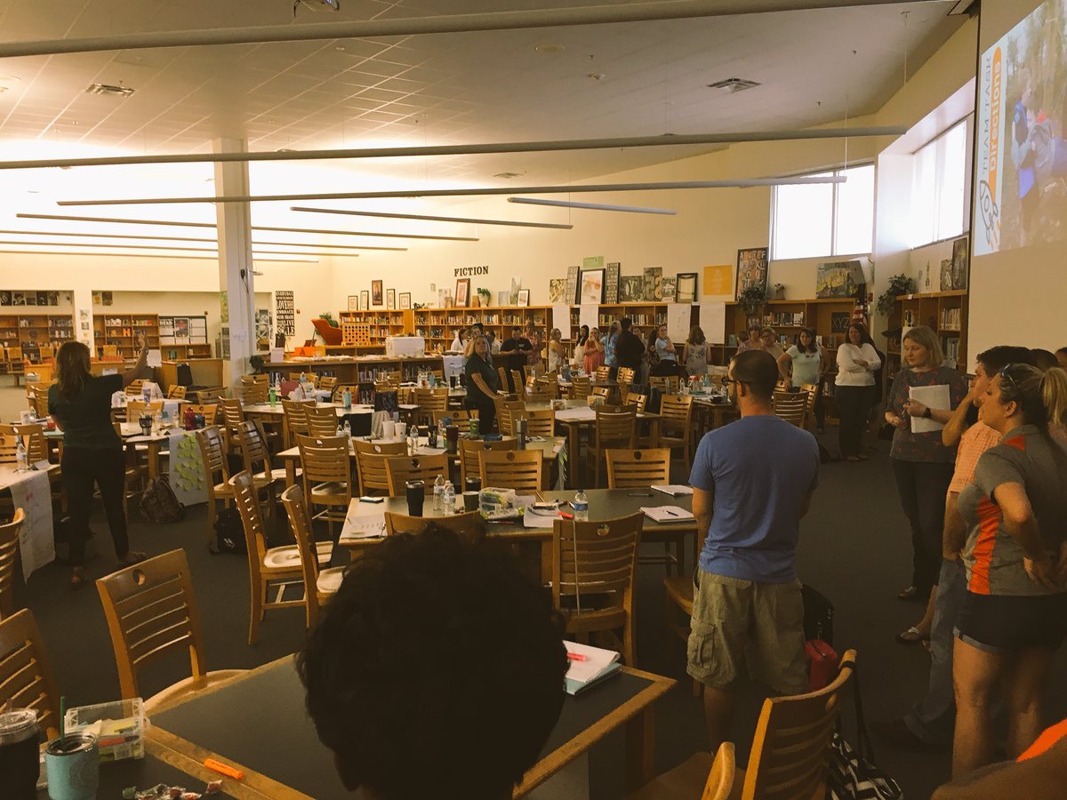 TigerSTEM386's tweet photo. Wrapping up the last day of “Presenters’ Academy” reflecting on best practices to reach more people in your audience @volusiaschools #VCSlearns #VCSpresents #LeadershipEd #ERPL https://t.co/w6Do1atnxT