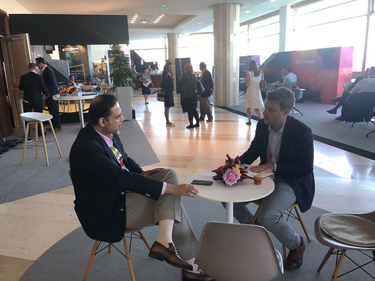 #EOYIndia2017 winner <a href="/sanjivrbajaj/">Sanjiv Bajaj</a> sharing his business journey, growth plans and more with members of the international media on the sidelines of #WEOY @thesundaytimes <a href="/Forbes/">Forbes</a> <a href="/Bajaj_Finserv/">Bajaj_Finserv</a>