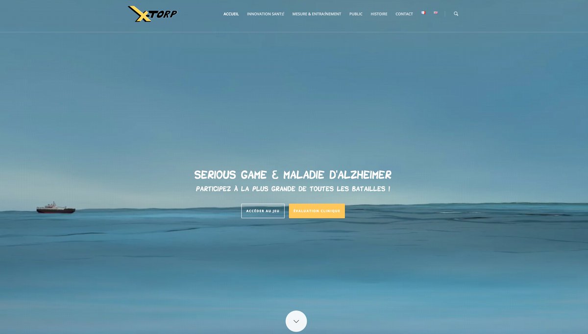 indesciences's tweet image. [#ConfSanT] P. Robert nous présente "X-Torp" : un #seriousgame pour combattre la maladie d'#Alzheimer ! Pour l'essayer 👉 x-torp.com/fr/accueil/