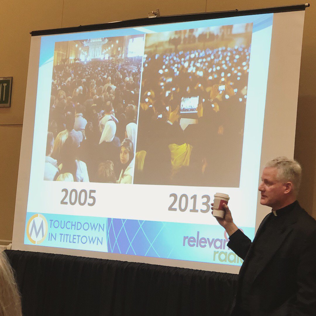 It was a joy to hear our executive director, <a href="/FatherRocky/">Francis J. Hoffman</a>, speak this morning at the 2018 Catholic Media Conference hosted by the <a href="/GreenBayDiocese/">Diocese of Green Bay</a>! Thank you to all who attended. #CMCTitletown