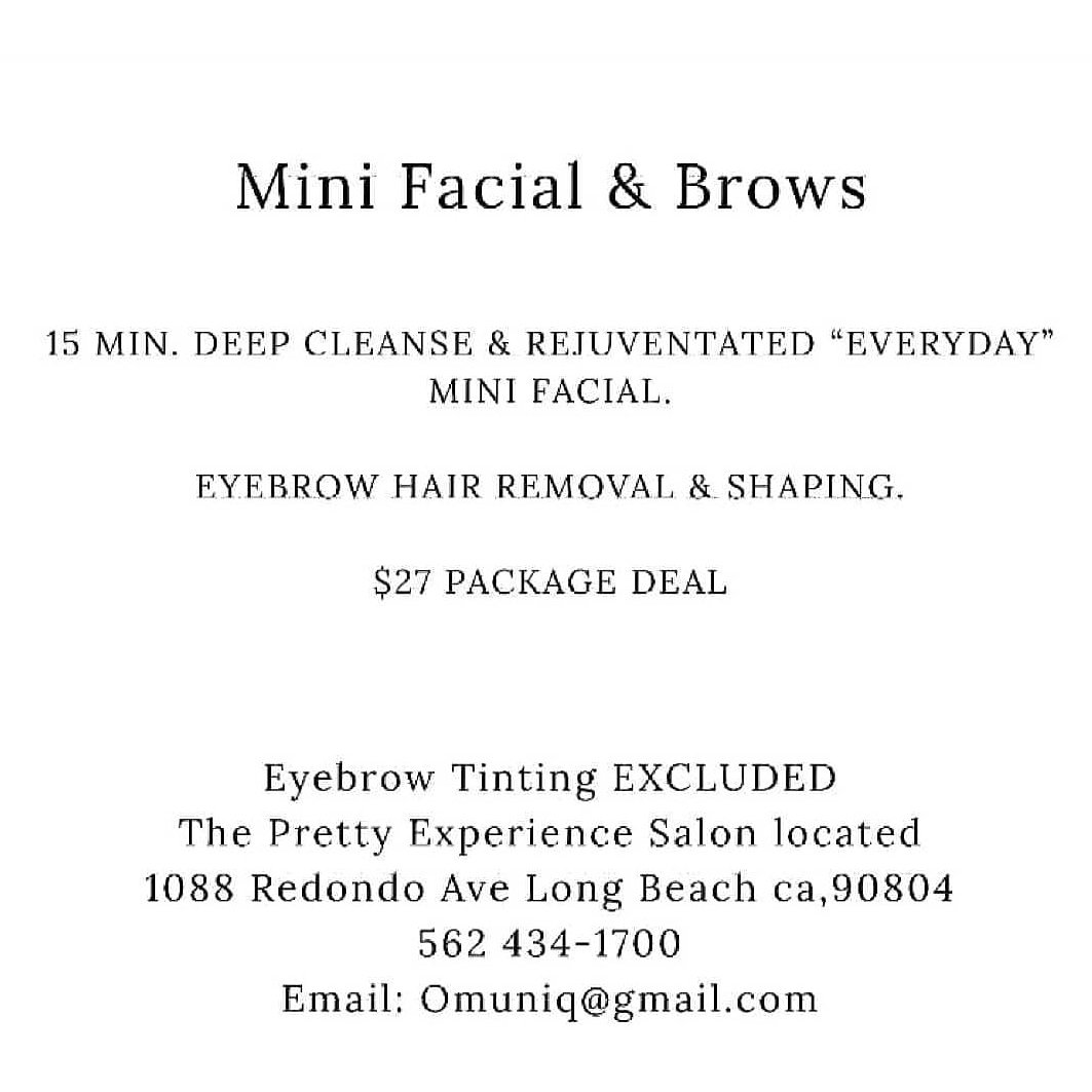 ThePrettySalon's tweet image. Click 🔗 in Bio to book your appointments today!
#facials  #longbeachwaxing #threadingeyebrows #longbeachbrows #shaping #longbeachesthetician #tpesalon #longbeachsalon