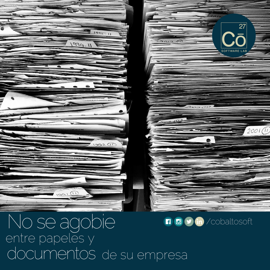 cobaltosoft's tweet image. Hacemos su vida más fácil, simplifique los procesos de su empresa a través de la gestión electrónica de la información. Escríbanos contacto@27cobalto.com