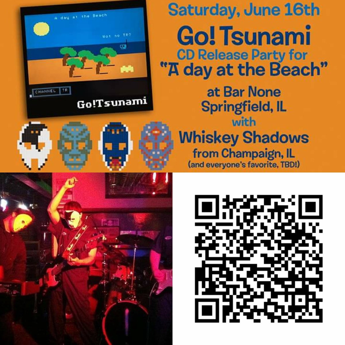 STLMU's tweet photo. A Day At The Beach: #GoTsunami CD Release w/ @WhiskeyShadows #EvanMitchell Sat. 6/16 @ #BarNoneSpringfield :
https://t.co/ZNSksJH3bk
#STL #MUSIC &amp; Beyond...
#Springfield #Illinois https://t.co/tBiuQyO0UN