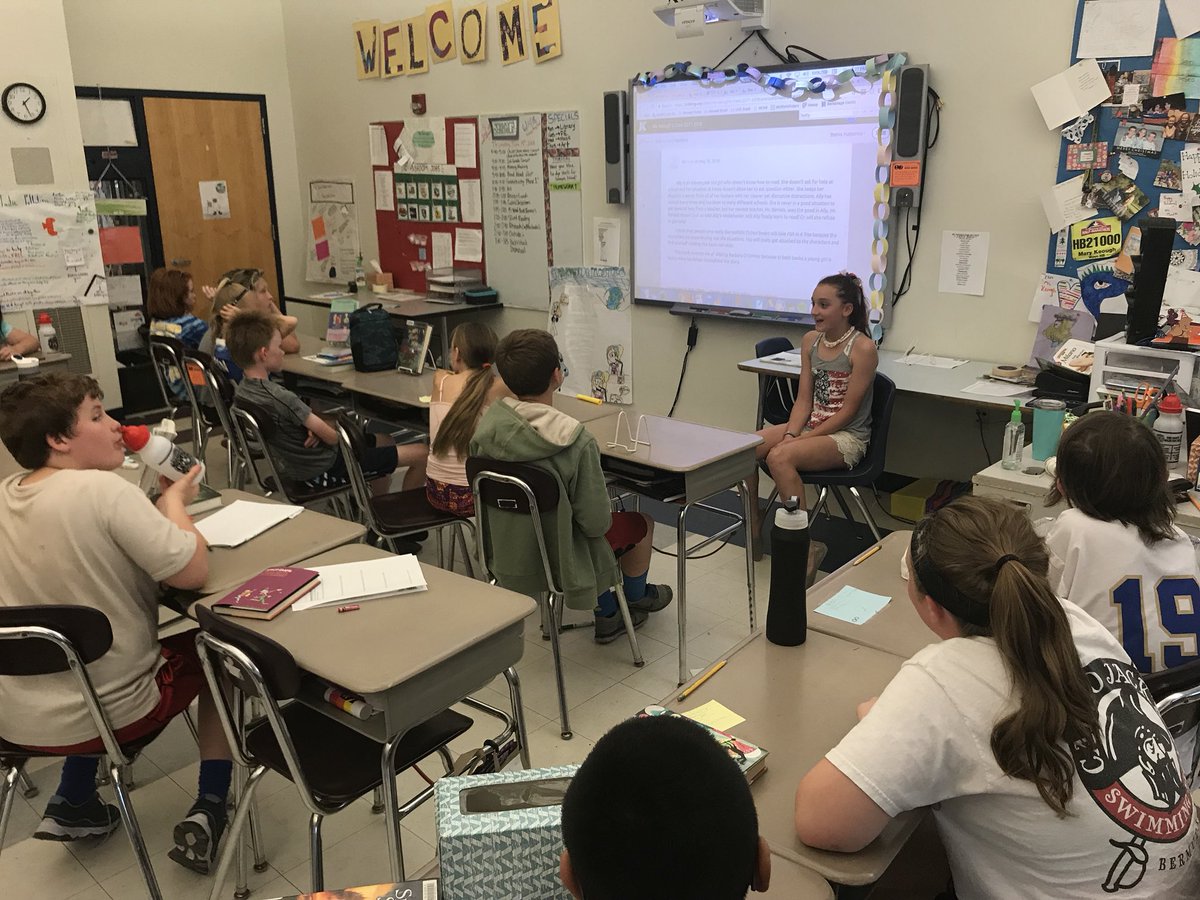 Miss_Keougah's tweet photo. Two Ss names were pulled to give some #booktalks today. One talked about #CallMeHope by Gretchen Olsen & other chatted about #FishInATree by @LynMullalyHunt. These girls loved the books & they’re both now on my ever-growing list of books to read this summer! #SummerReading https://t.co/hCA4fPuY59