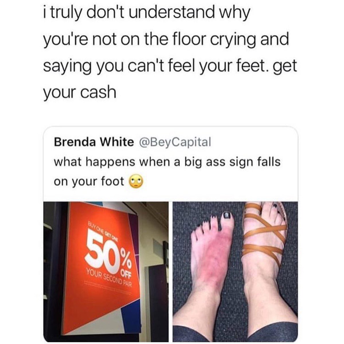 WORLDSTAR's tweet photo. Secure the check 😂🤷‍♂️ https://t.co/11Jp8J0cFH