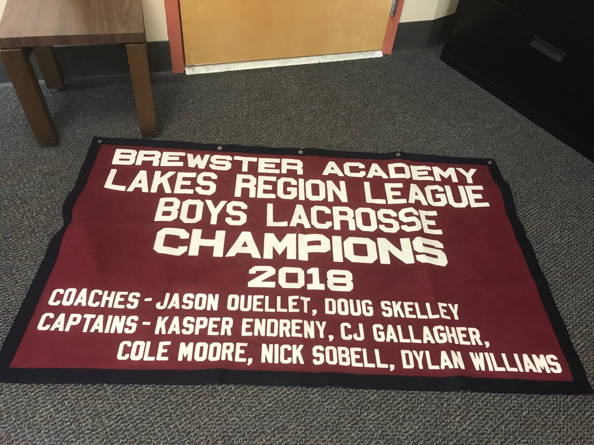 BrewsterBobcats's tweet photo. BVLax adds a banner to the Smith Center ⁦@NEPSAC⁩ #bobcatnation https://t.co/jtzNmeBcIX