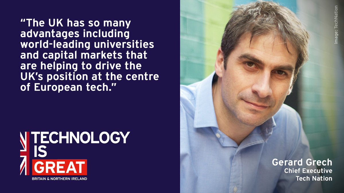 UKinUSA's tweet image. Will Shu, founder of @Deliveroo​ and @TechNation​&apos;s Gerard Grech explain why the UK is the centre of European tech. #TechIsGREAT #InvestInGREAT