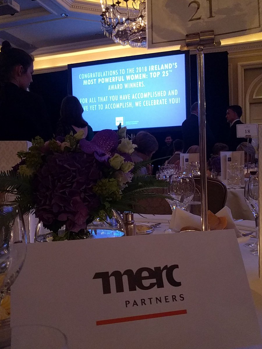 MercPartners's tweet photo. We're at the Top 25 Most Powerful Women in Ireland, celebrating a  nomination for our Managing Partner Ruth Curran! #StandInHerShoes https://t.co/ajkEVn9qBa