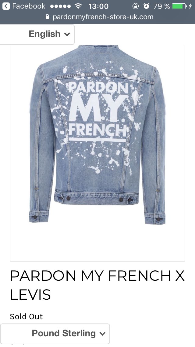 Pardon My French Levi's Jacket 