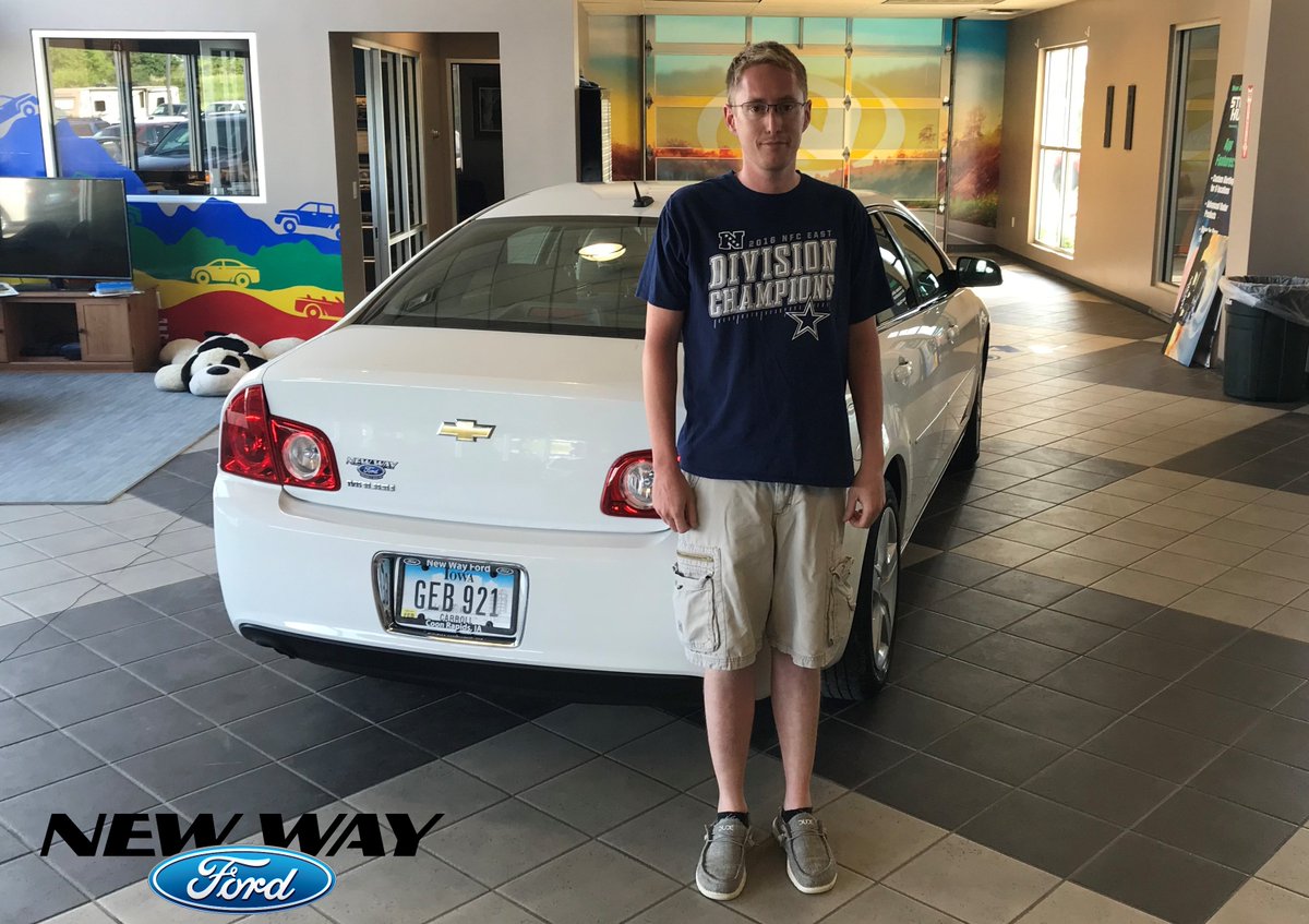 Congratulations Mike Sellman from Carroll, #Iowa on the purchase of your 2010 Chevrolet Malibu. New Way Ford and salesman David Rehm appreciate your business.

NewWayFord.com