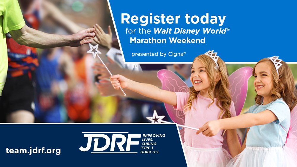 JDRF_EasternNC's tweet photo. You can run with #TeamJDRF at the “happiest place on earth” and be a real-life fairy godmother to children living with #T1D. What could be better? Join us this January by registering today! https://t.co/0J7ziqqszE https://t.co/tvysusQJGE