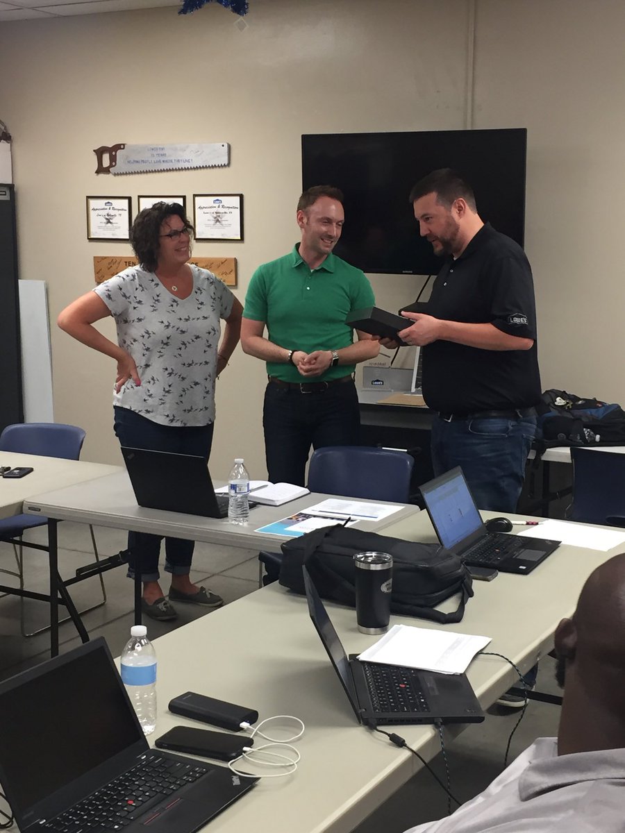 Scott Roberts, HRM in Carmel In, getting his Lowes Ring!! What a great first year in Warren MI...now let’s fill it with diamonds!!!