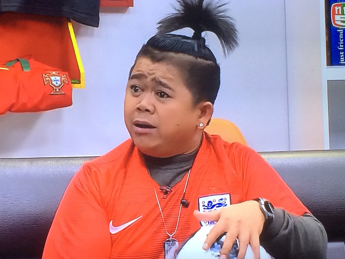 jevi_golf's tweet photo. #itvsport  Wright, Neville, Dixon if Thailand’s World Cup preview show top pundit can dig out his shirt why can’t you!! https://t.co/Q1nzxAn0nM