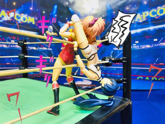 はやて 師匠ちゃん Auf Twitter ぶらさがり式首4の字固めヾ ๑ ﾉ Figmaプロレス プロレスブンドド 細かすぎて伝わらない