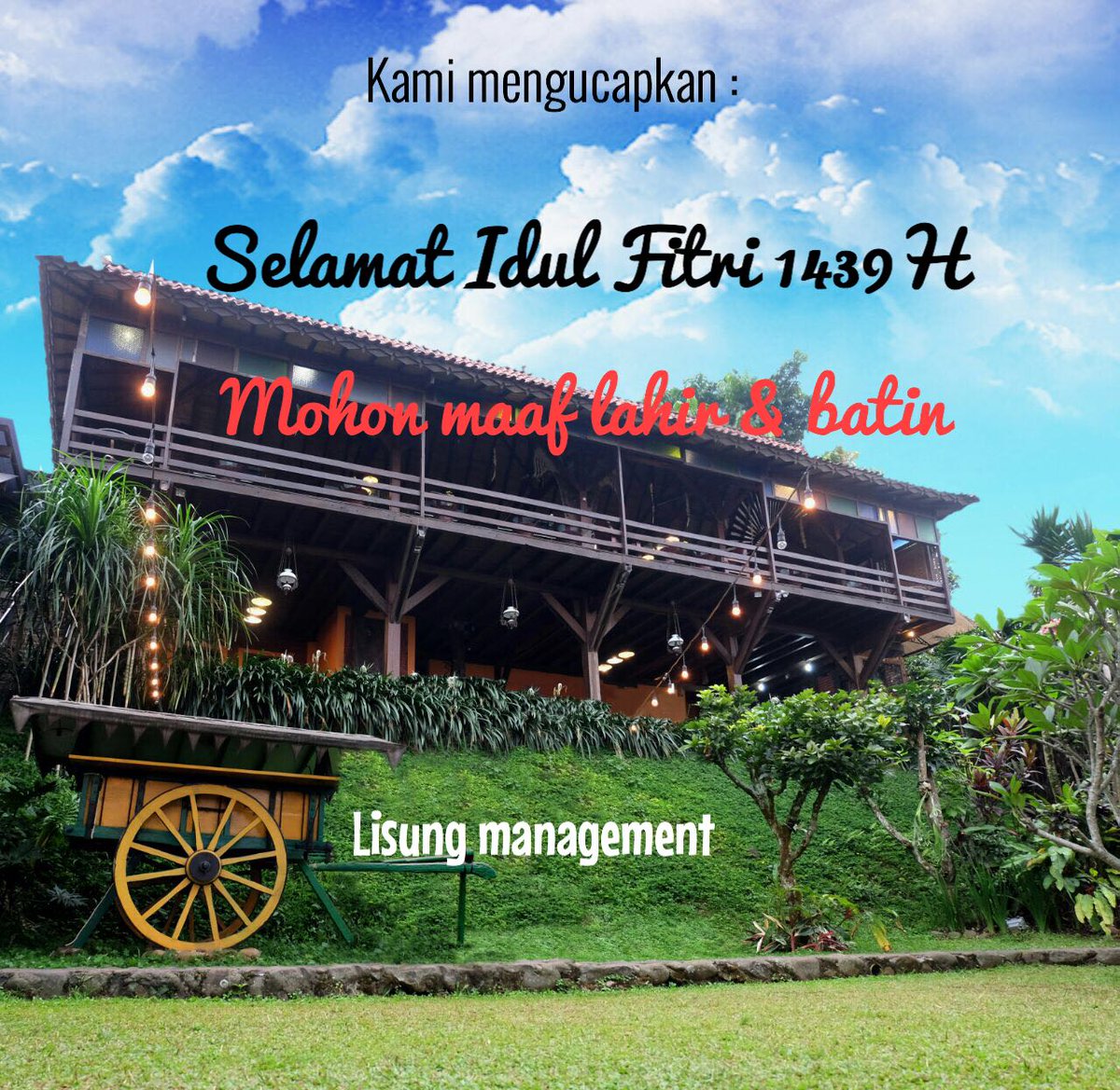 Selamat Hari Raya Idul Fitri 1439 H Lisung Lovers.. Mohon Maaf Lahir dan Batin 🙏🙏🙏