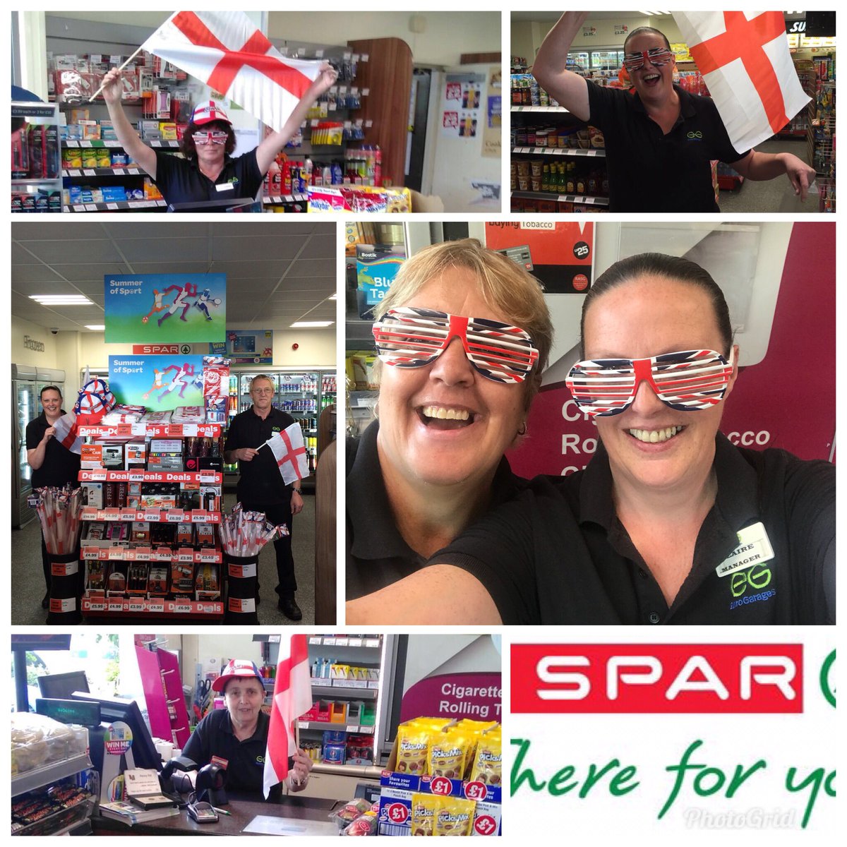 spar_holditch's tweet photo. @spar_holditch kicking off #WorldCup2018 with everything you need.drinks,snacks,flags &amp; caps #ComeOnEngland @SPARDSAP https://t.co/k34MN8trZW