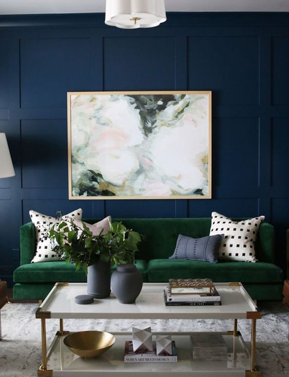 londonewcastle's tweet photo. Deep navy and green velvet sofas are a trend that we are loving right now...here are a few of our favourites! What trend are you loving right now? #interiortrends2018 #navyvelvet #homedecor #navysofa #interiordesignlondon https://t.co/JAF1eb0rhz