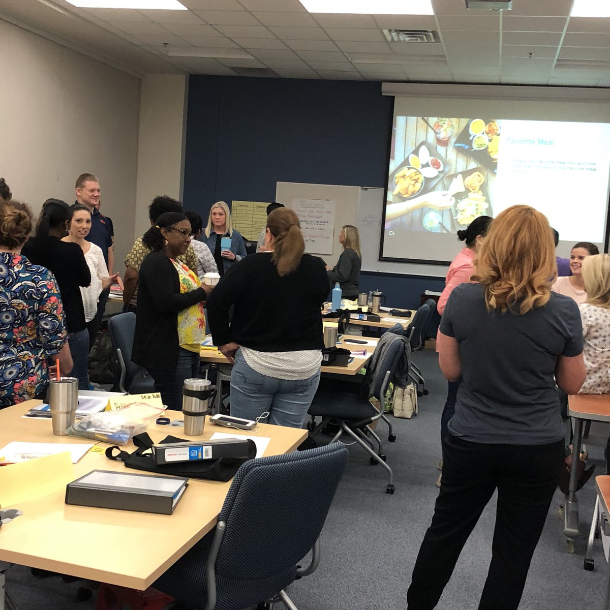 mr_n_casas's tweet photo. Day 4. Amazing group of teachers learning instructional strategies and coaching skills.  #friscoisdmath #fisdlearns @carnegielearn @FISDSecmath #friscoisd https://t.co/veib3BuiAR