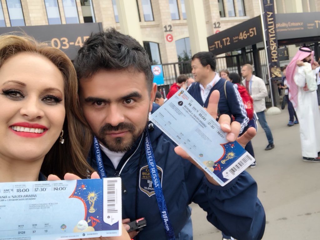 Karina_Monroy's tweet photo. Boleto en mano para Inauguración de la #copafifa2018 con @duranoviedo los detalles en @UnNuevoDia por @Telemundo #MundialTelemundo https://t.co/bpDAExADTl