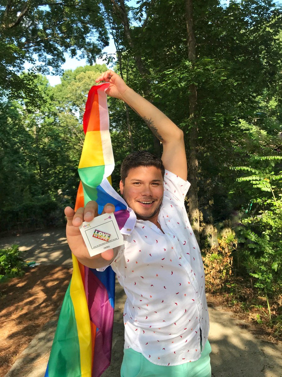 I'm thrilled to be part of the @eBay Pride Month Campaign raising money for @GLAAD! Pride is about living 'your normal' with family no matter what that family looks like! Show your support of GLAAD by going to purchase a pin! #AD #Pride2018 #eBayforCharity bit.ly/eBayPrideMonth