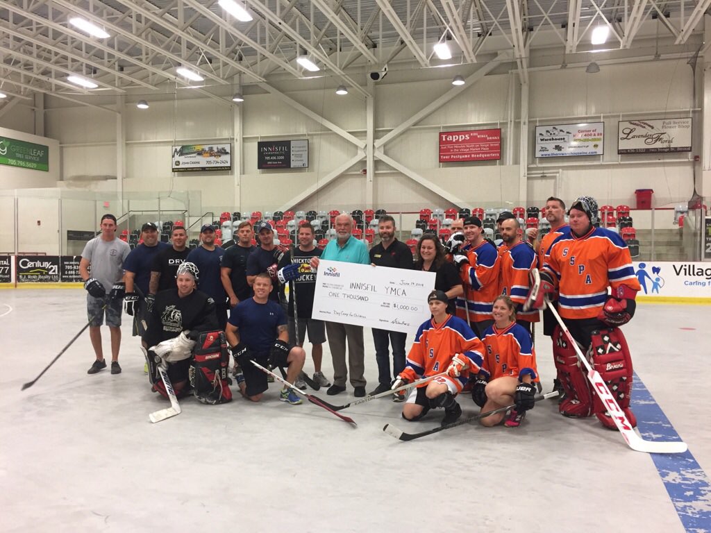 Innisfil_FIRE's tweet image. It’s time again for @Innisfil_FIRE to challenge the entire @townofinnisfil staff in an all-day ball hockey tournament.  Funds raised for the Innisfil YMCA