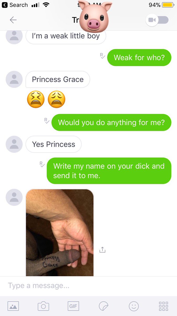 SpacePrincessG's tweet photo. This little pig was a pleasant surprise last night/this morning. He already agreed to RT game later! 😊

#addicted #findom #finsub #paypig #serveme #spoilme #humiliation #begging #slave #rtfindom #rtpig #rtgoddess #rtslave #knowyourplace #tribute #humanatm #goodboy https://t.co/sqF4I0iXzW