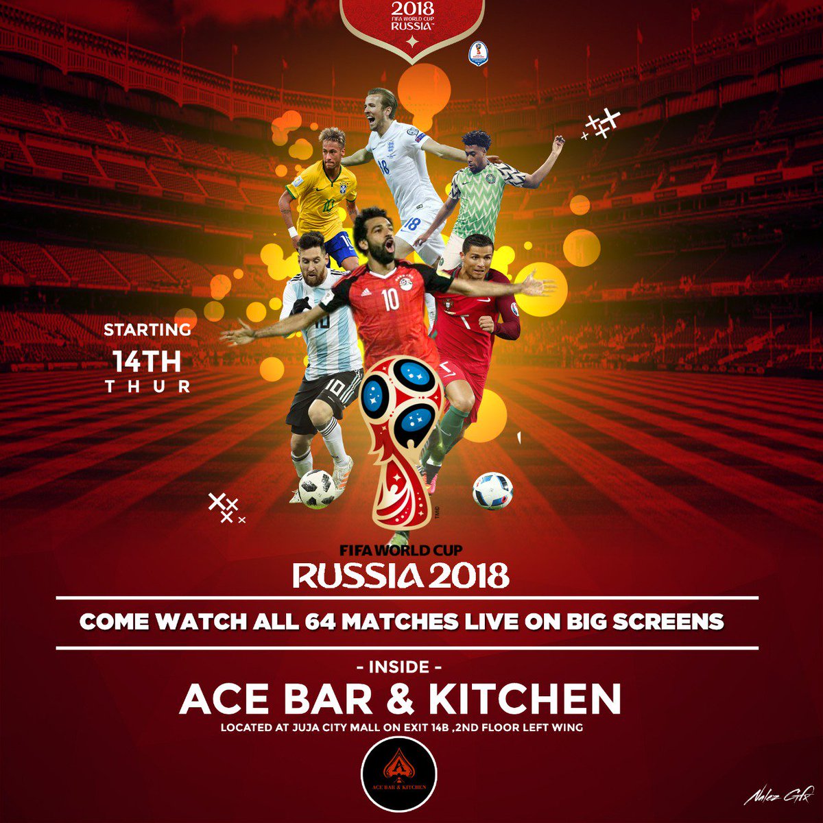 acebar_kitchen's tweet photo. There's never a dull moment inside ACE BAR &amp; KITCHEN 64 games. 32 teams. One huge tournament we all love. Let’s get it started! GARGANTUAN DISCOUNTS ON FOOD AND DRINKS https://t.co/Qf3cu0pHwT