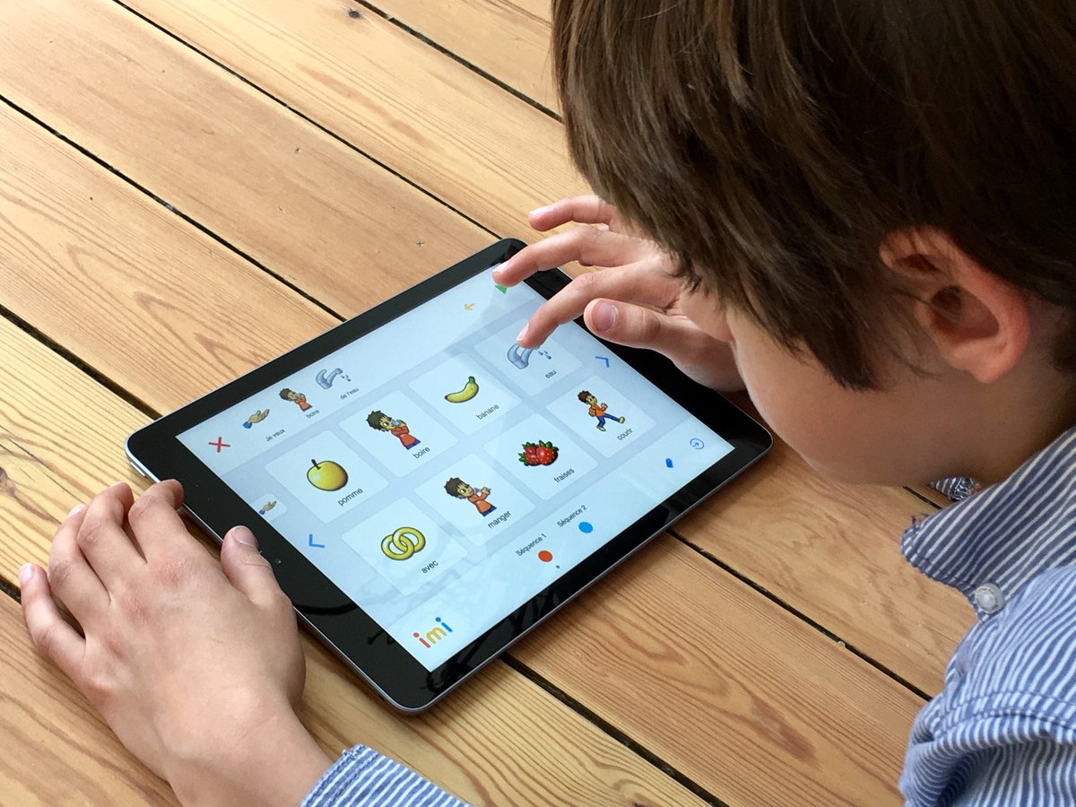 imi_app's tweet photo. 👋 Les 15-16 juin 2018, sur la 10e éd. des @bainsnumeriques, venez essayer imi, notre app vraiment simple à utiliser pour #FaciliterLaCommunication des personnes avec #autisme ! 📱
#BN10 #bainsnumeriques #TED #TSA #IA #algorithmeSyntaxique #Animations https://t.co/EkB8zl9ETV