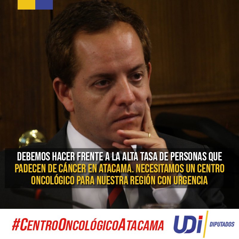 diputadosudi's tweet photo. Diputado @nicolasnoman pide a Presidente Piñera concretar la construcción de un Centro Oncológico para Atacama #CentroOncológicoAtacama https://t.co/AUYvOp37sD