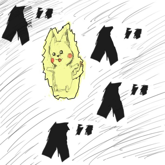 ペンタブを買ってもらった七年前の絵が見つかって面白い
#絵 #イラスト #落書き 