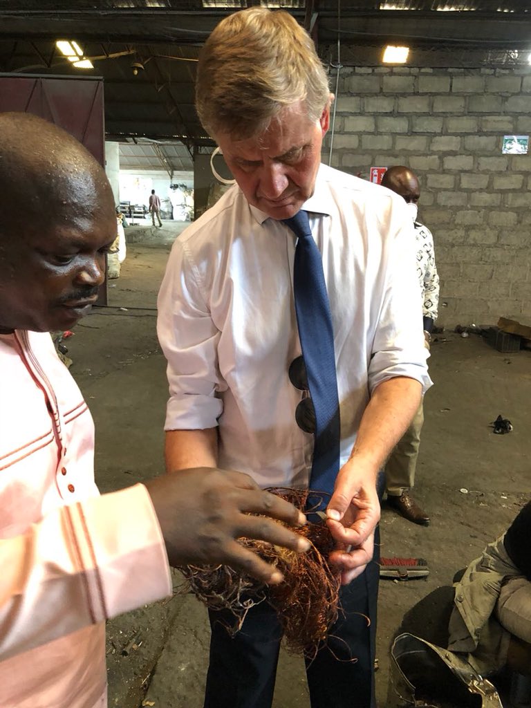 I am so impressed by the work done at Blancomet e-waste recycling company in Accra! Electronics, plastics waste collected from Ghana and neighboring countries are recycled and exported. Great effort to turn waste into wealth and beat pollution!