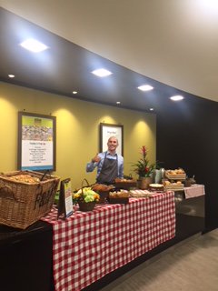 Refresh1FC's tweet image. Indoor #picnic today at Stephenson Harwood. 
Courtesy of our great chef Paul Wiley!