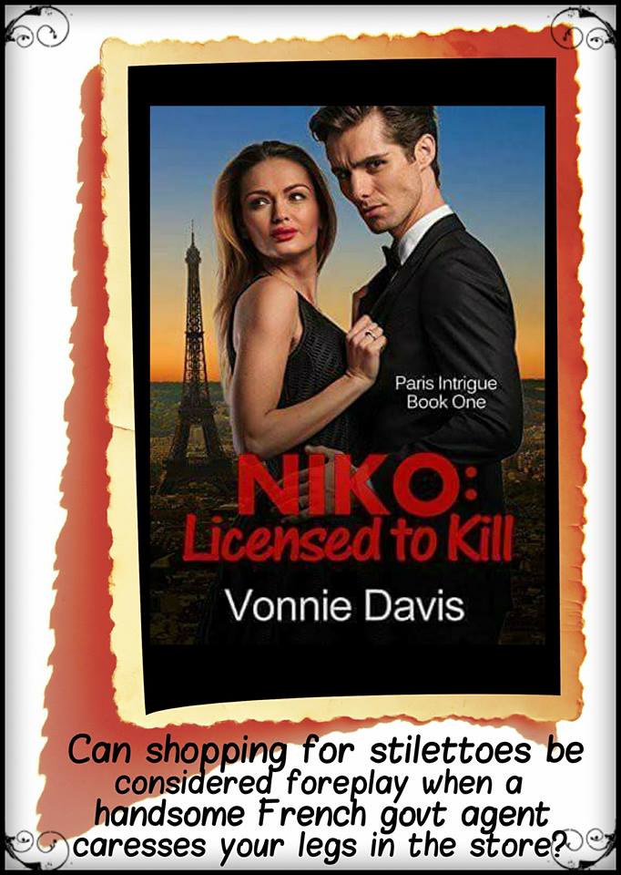 Niko Licensed to Kill
I came to Paris for a bit of adventure...to have a life-altering experience?
<a href="/VonnieWrites/">Vonnie Davis</a> 
amzn.to/2oLAtwu