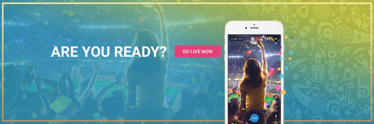 Streamago's tweet photo. We are so pumped about the FIFA World Cup 2018  ⚽🏆 Comment below which country you support!
#FifaWorldCup2018 #streamago https://t.co/xdsnmyWqCX