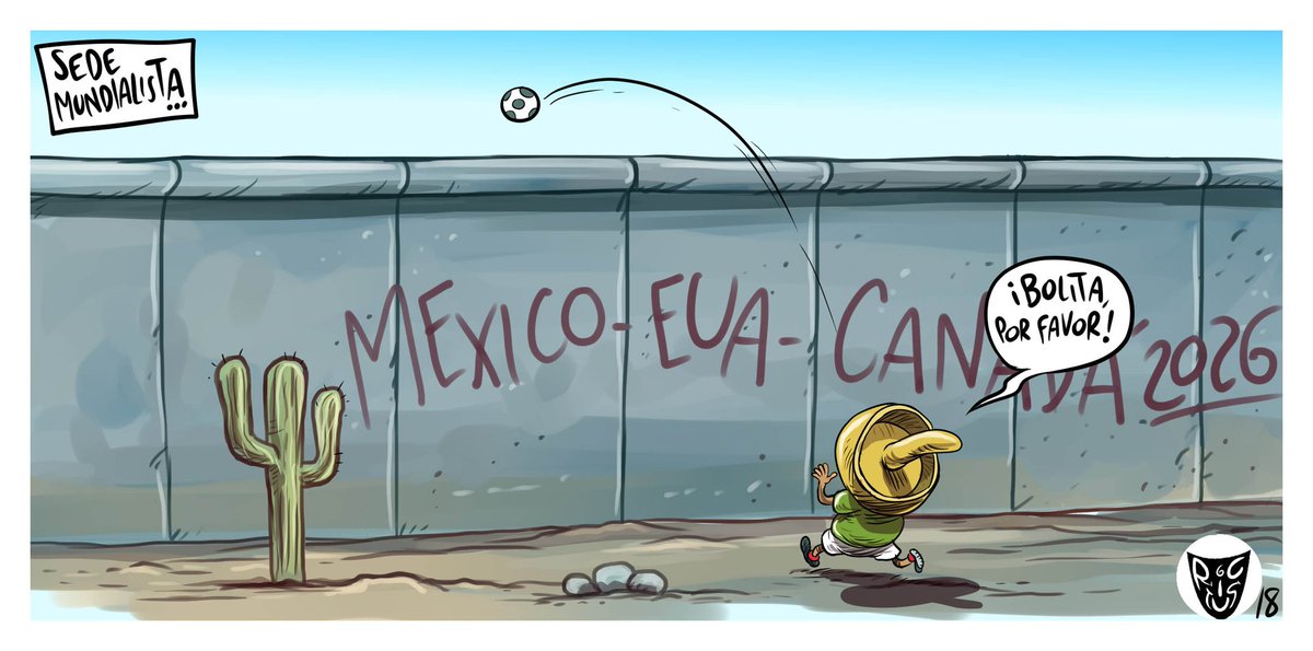 monerorictus's tweet image. "Sede mundialista" Cartón de hoy en@ElFinanciero_Mx