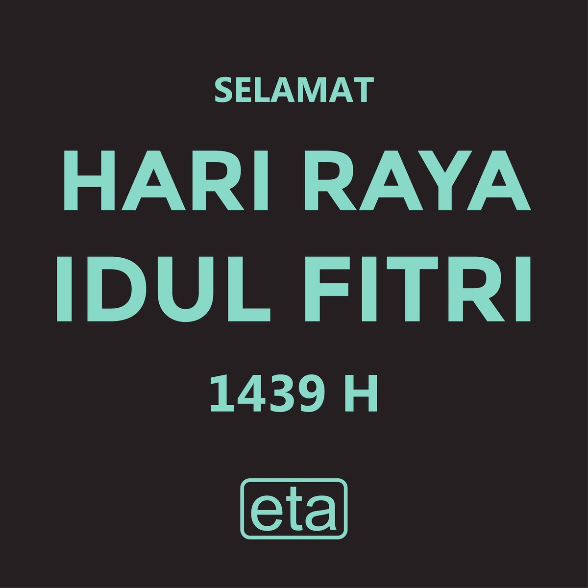 Selamat Hari Raya Idul Fitiri 1439 H. Mohon maaf lahir dan batin. 
Semoga masih dipertemukan dengan Ramadhan dan Idul Fitri tahun depan. Amin.
#etabandbandung #idulfitri #1439H
