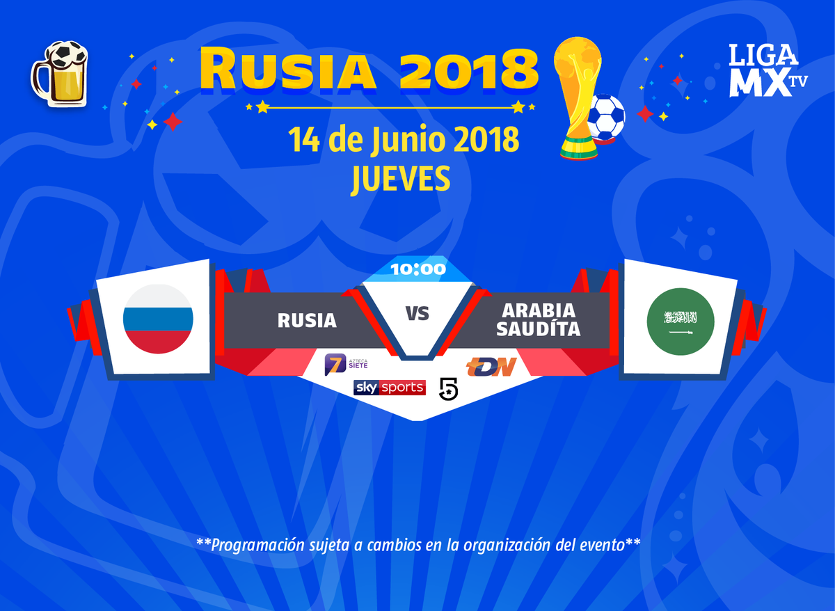 tabernaonline_'s tweet photo. Para los que no saben dónde se sintonizará el partido #RUS
vs #ARA 🇸🇦 les dejo el #MenuTabernero 😁 https://t.co/qWUM5MdYzb #Rusia2018 #VamosConTodo https://t.co/ek0gBESGOd