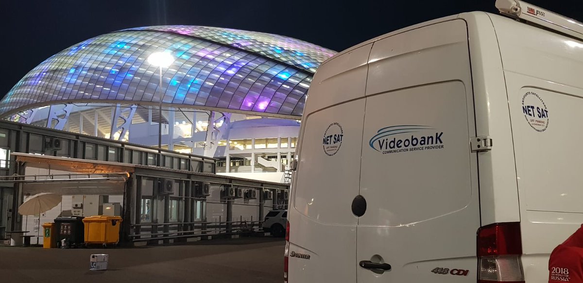 VideobankSpa's tweet photo. Pronti per il debutto! Domani 15 giugno grande appuntamento a #Sochi con #Portugal VS #Espanha  Realizzazione tecnica Videobank Spa per @rtppt #WCRussia2018 #WCR2018 #WorldCupRussia2018 #Mondiali2018 #mondialisan https://t.co/rGDjZNLERl