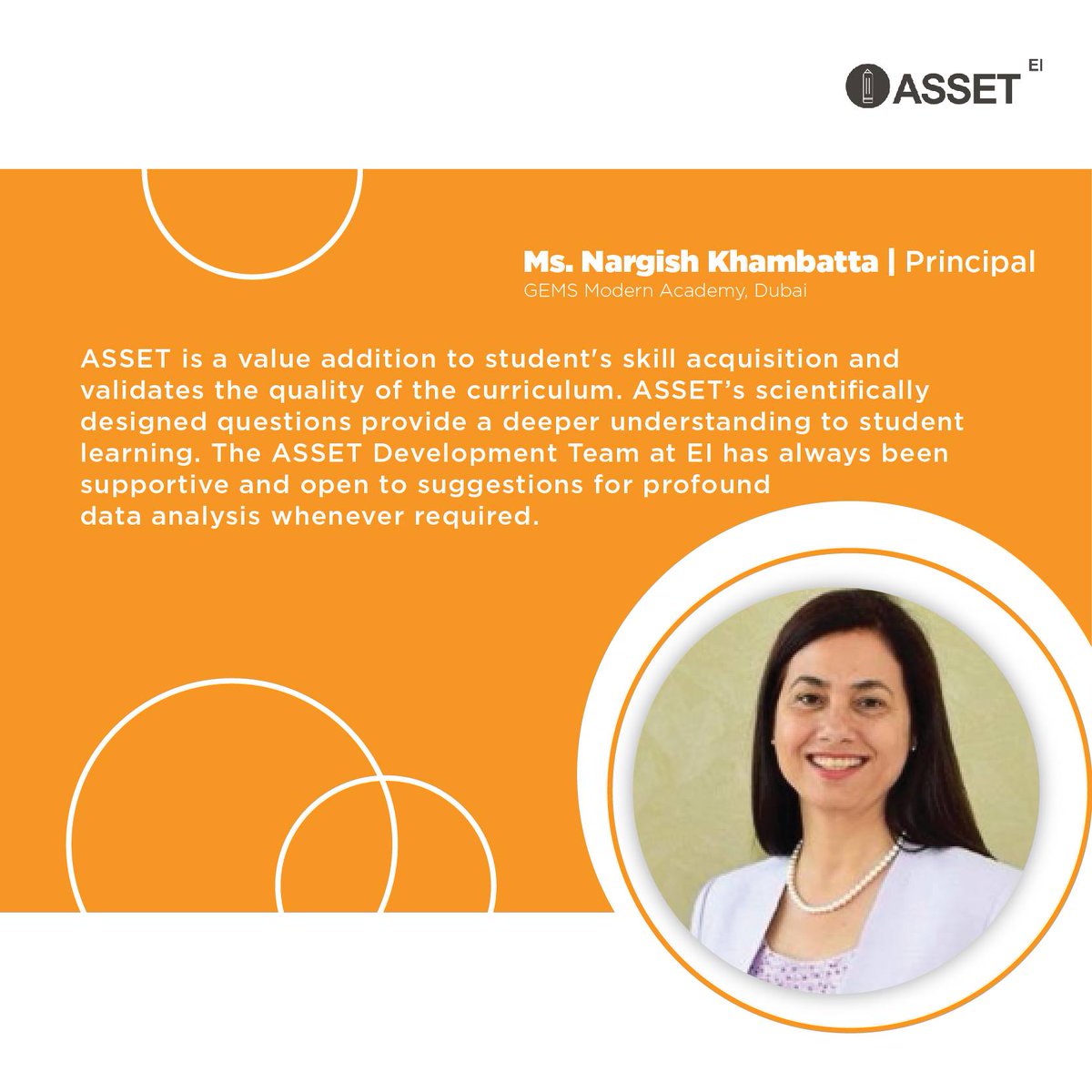 eistudy1's tweet photo. Our mid-week motivation!
Thank you so much, ma'am, for the feedback!
#ASSET #ASSETTest #Testimonial #Feedback #Misconceptions #EdTech #EI #Education #School https://t.co/3XARDKgDnI