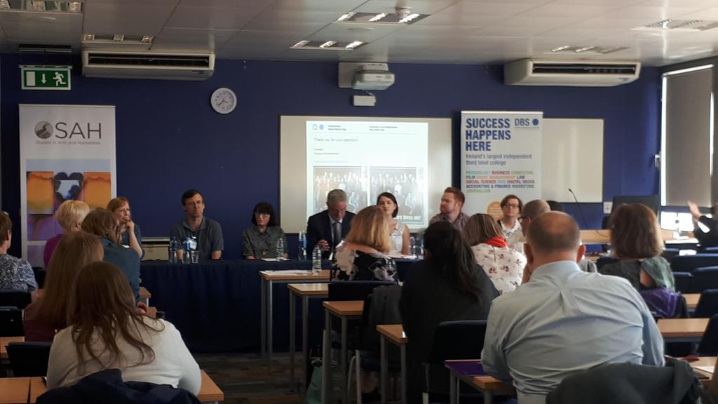 jpjmolloy's tweet photo. Move over @RTEsport #WorldCup panel the #dbslib18 panel heating up on the topic of #OpenAccess @usernameerror @shinyshona @LauraRooneyF @breenellen https://t.co/3PDosSYGYR