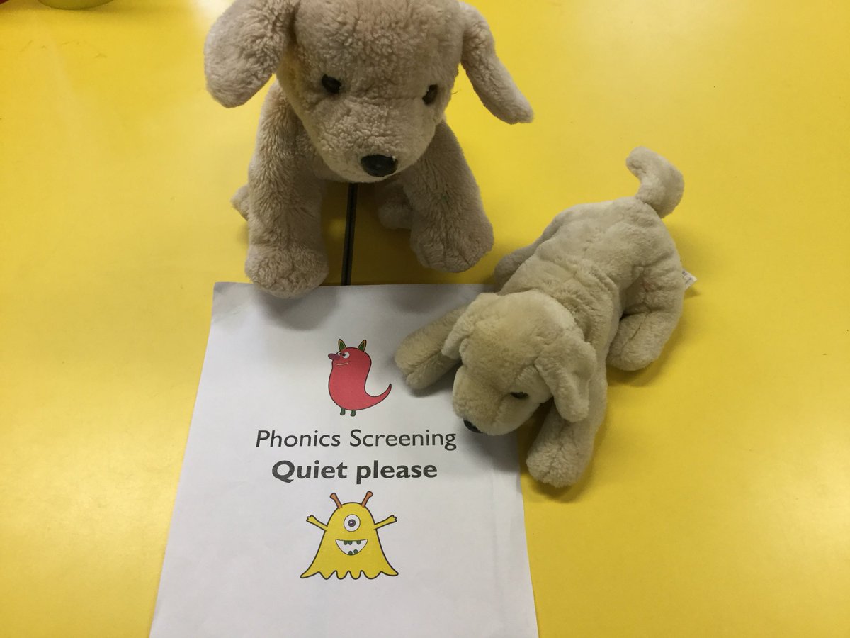 A huge WELL DONE to everyone in @mvpsyearone (and other Y1 classes across the country) for completing their #phonicsscreeningcheck this week. Me and Modge came in with some of the pupils to give a bit of moral support and were amazed at their efforts! ⭐️ 🌟 💫